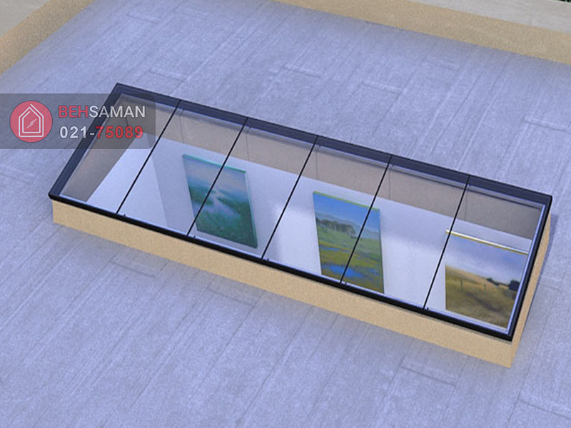 طراحی سقف شیشه ای